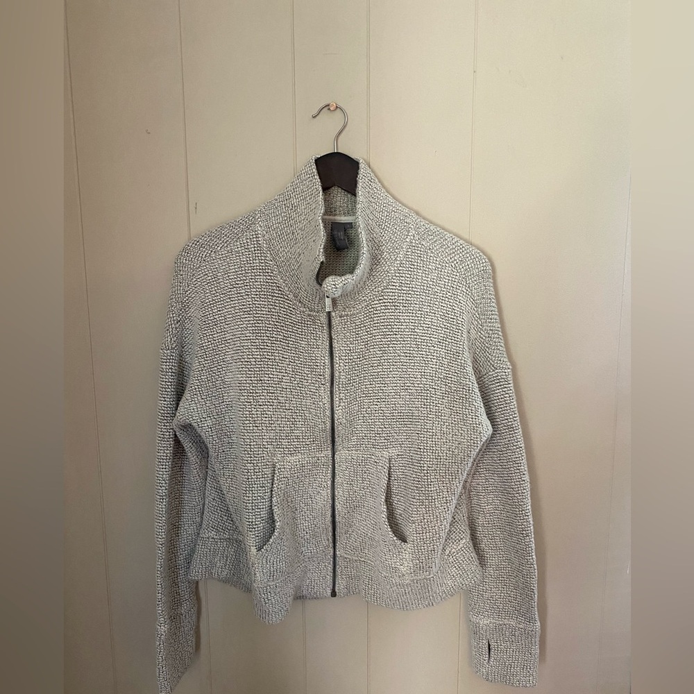 Sweaty Betty Gray Textured Jacket